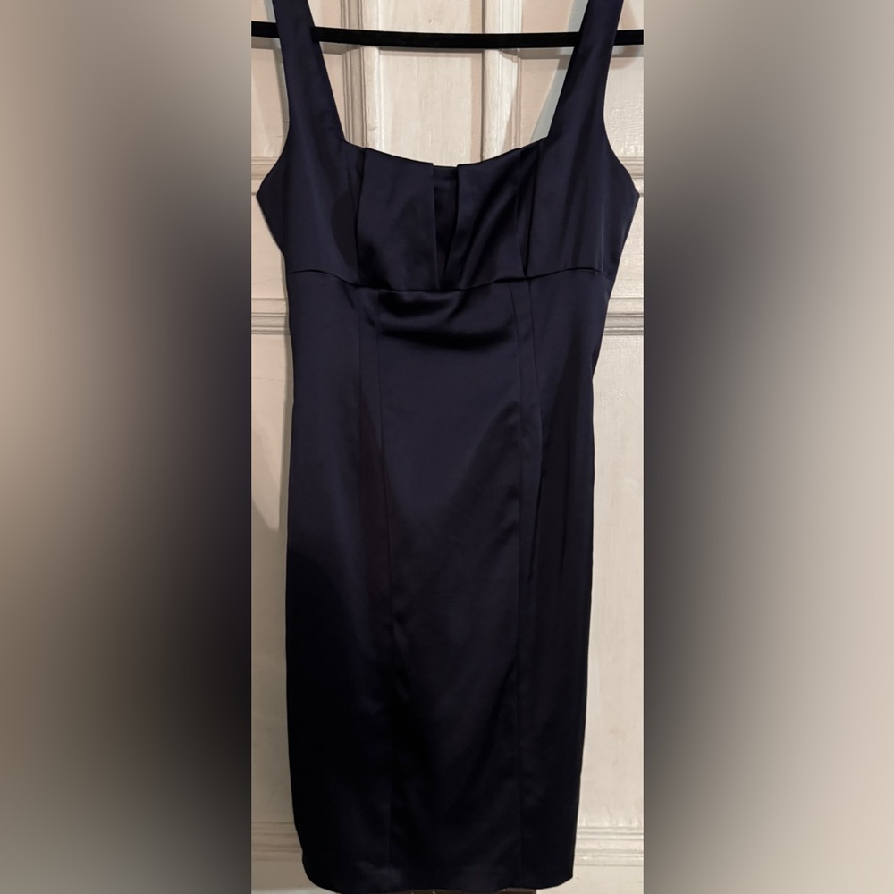 David Meister Midnight Strapless Dress